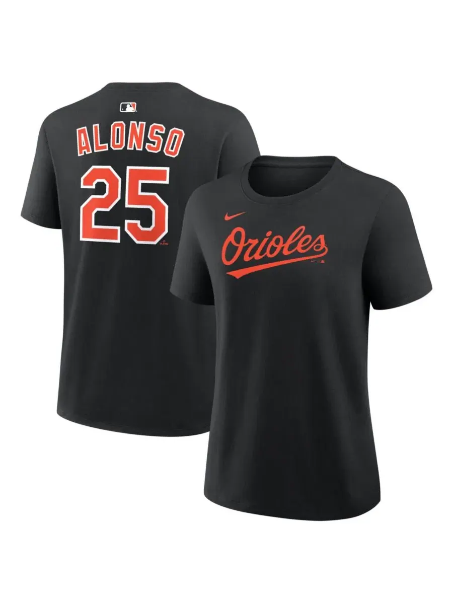 Футболка с длинным рукавом Pete Alonso Black Baltimore Orioles Name & Number Nike — изображение 1 из 3, черный