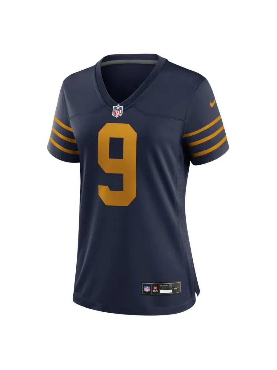 Nike Женская футболка Christian Watson Navy Green Bay Packers The 1923 Classic Game Jersey — изображение 3 из 3, темно-синий