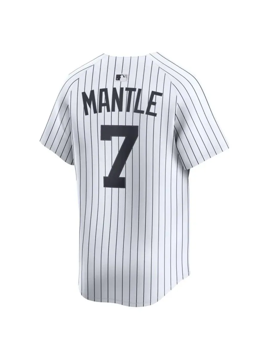 Футболка Nike Mickey Mantle Home Limited Player Jersey — изображение 3 из 3, белый