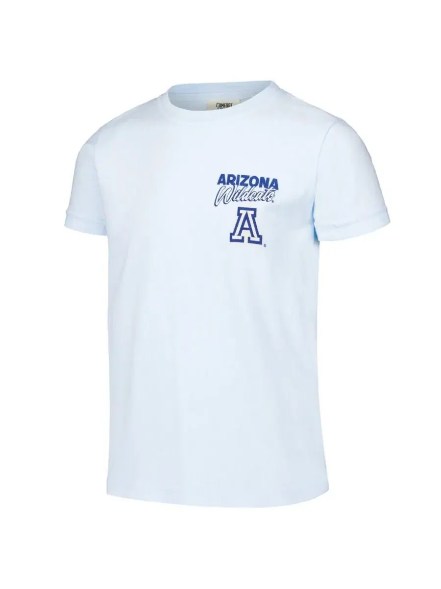 Футболка с коротким рукавом Arizona Wildcats Hyperlocal Comfort Colors Image One — изображение 3 из 3, синий