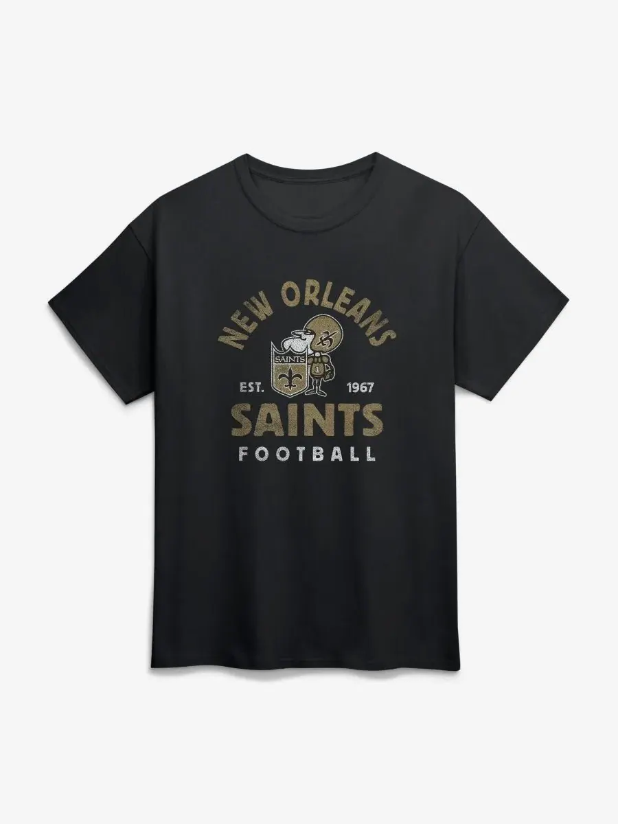 Футболка с принтом Arch New Orleans Saints Logo Athletic — изображение 1 из 2, черный