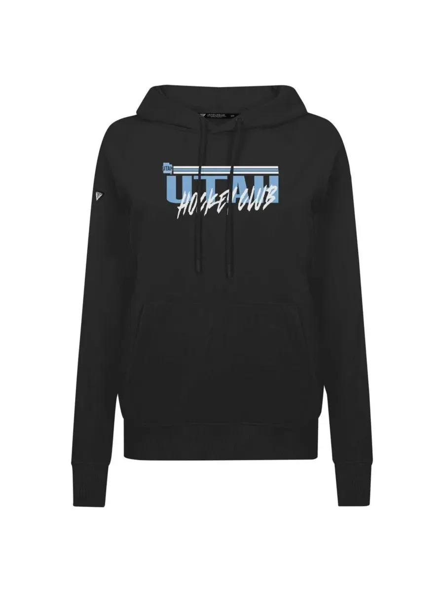 Женский худи с капюшоном с принтом NHL Utah Adorn Etched LevelWear — изображение 2 из 3, черный