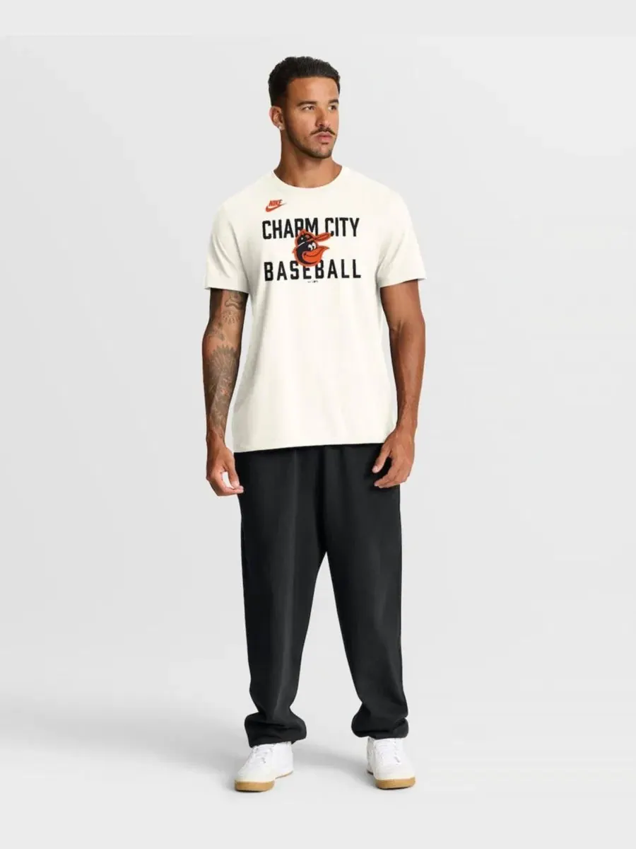 Футболка с коротким рукавом 70-х годов Cream Baltimore Orioles Cooperstown Collection Nike — изображение 2 из 3, бежевый