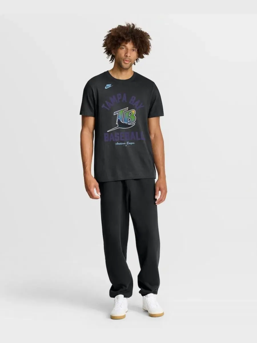 Футболка с принтом Cooperstown Collection Nike — изображение 3 из 3, черный