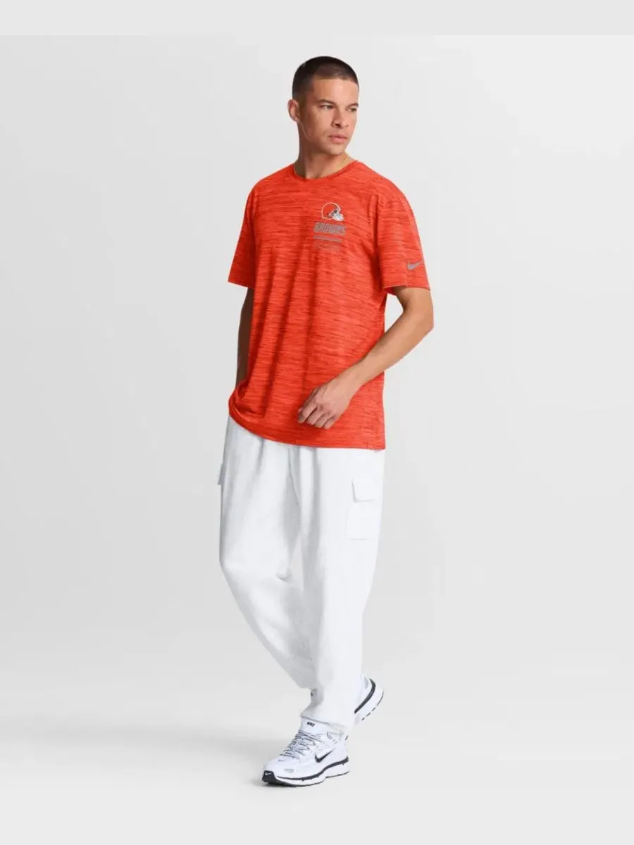 Футболка Nike с технологией Dri-FIT, с принтом, Cleveland Browns — изображение 3 из 5, оранжевый