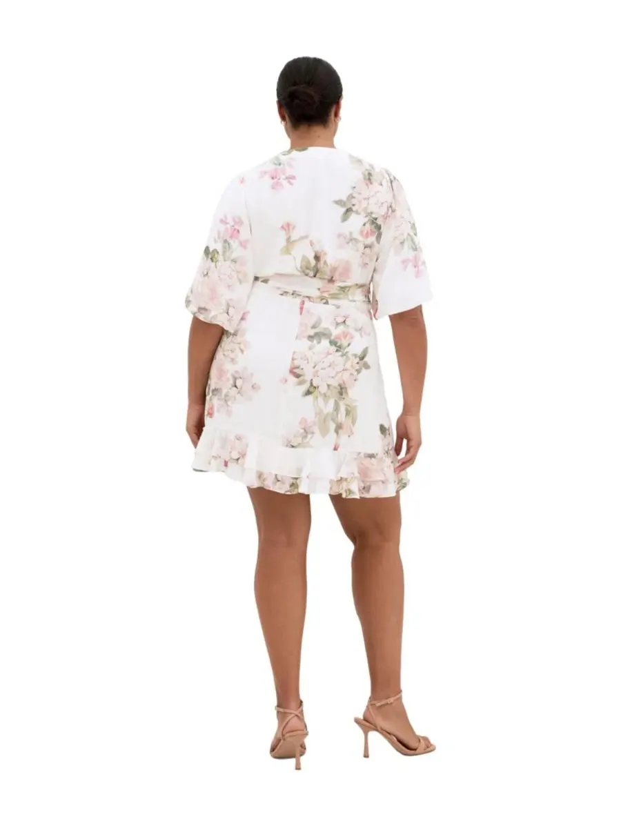Платье-мини Koko Print City Chic, Delicate Fl — изображение 2 из 5