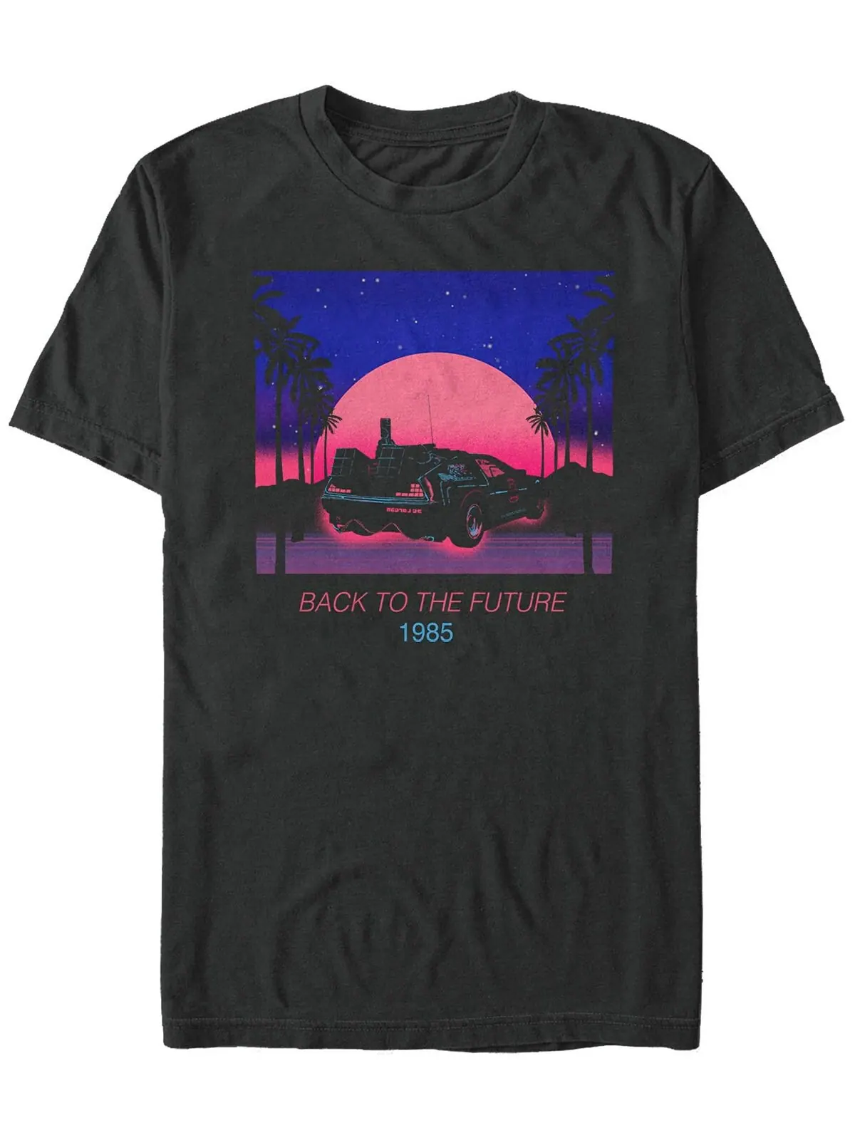 Мужская футболка с коротким рукавом back to the future из серии back to the neon Fifth Sun — изображение 1 из 1, черный