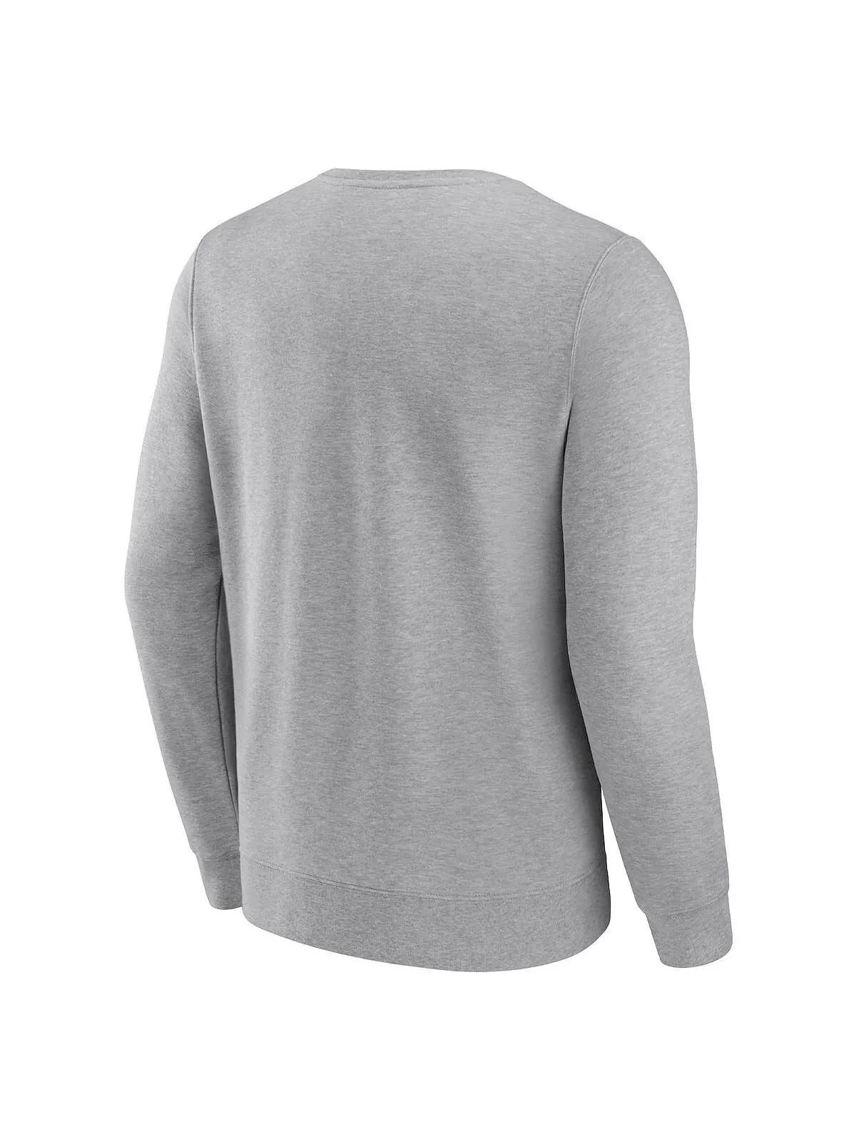 Мужская фирменная меланжевая серая толстовка brooklyn nets true classics vint pullover sweatshirt — изображение 2 из 3, серый