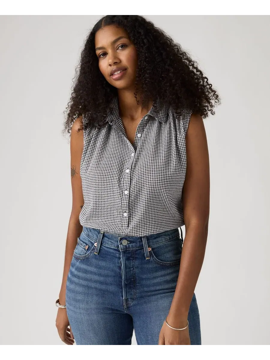 Женская блузка Londynn с воротником-стойкой и свободным кроем Levi'S — изображение 2 из 4