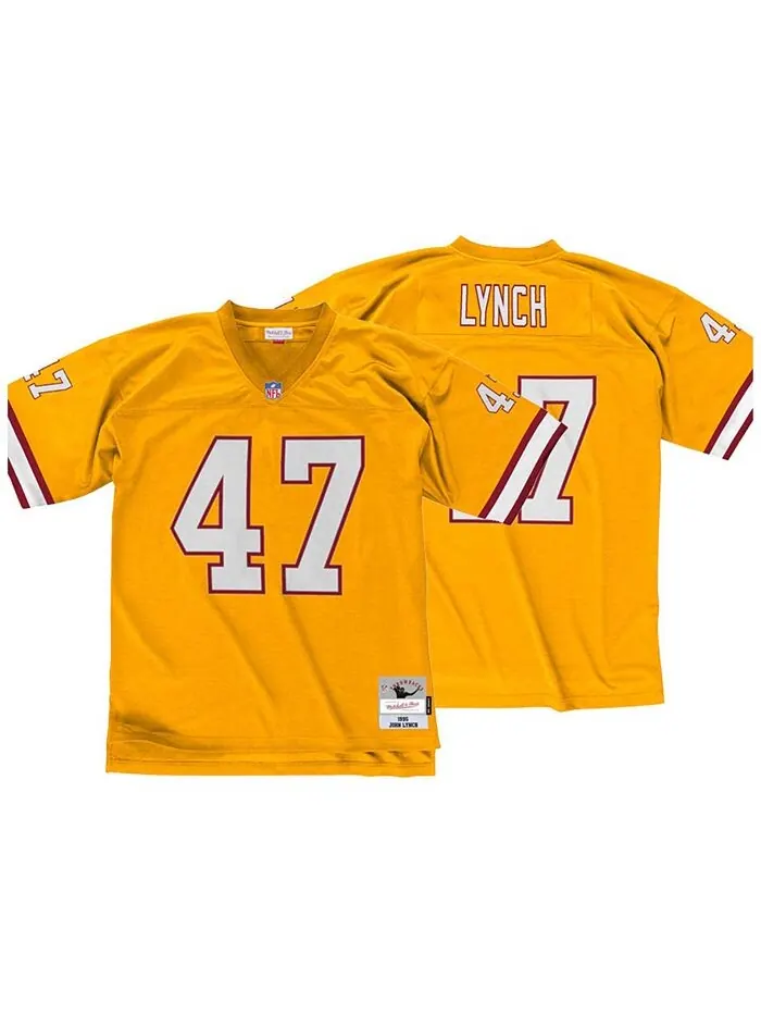 Мужская футболка John Lynch Tampa Bay Buccaneers Replica Throwback Джерси Mitchell & Ness — изображение 1 из 3, оранжевый