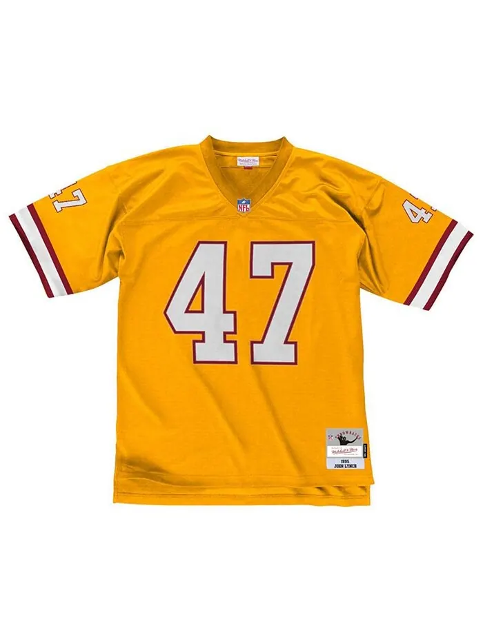 Мужская футболка John Lynch Tampa Bay Buccaneers Replica Throwback Джерси Mitchell & Ness — изображение 2 из 3, оранжевый