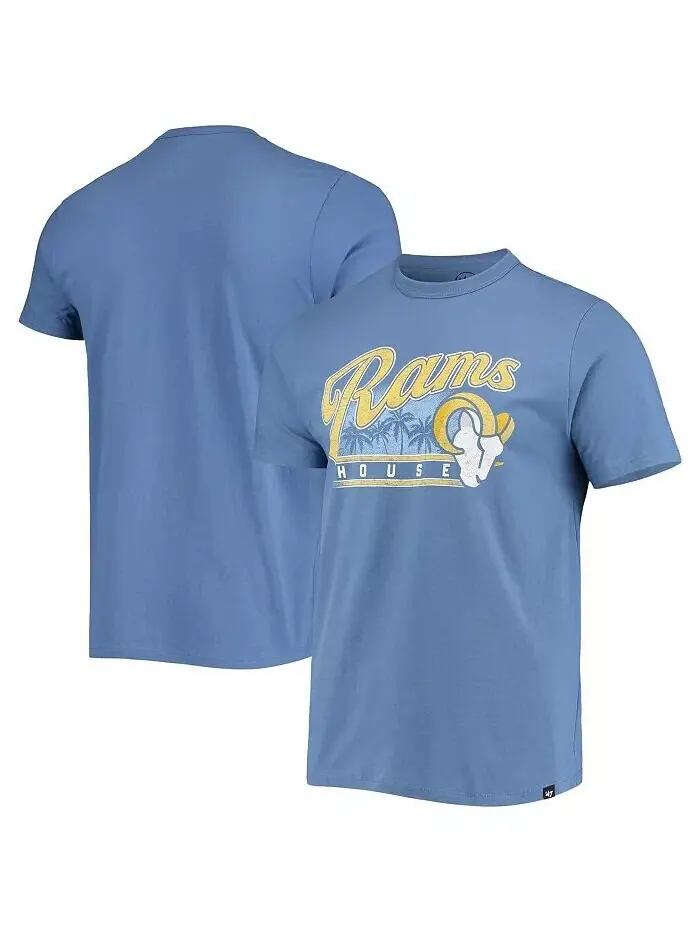 Мужская футболка '47 Royal Los Angeles Rams Team Franklin '47 Brand — изображение 1 из 2