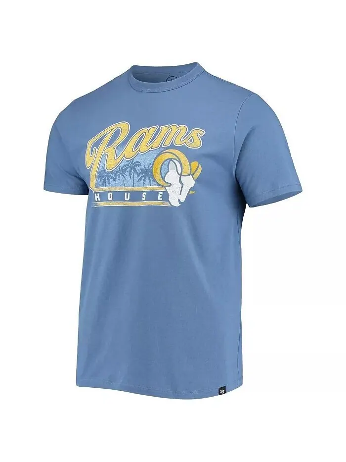 Мужская футболка '47 Royal Los Angeles Rams Team Franklin '47 Brand — изображение 2 из 2