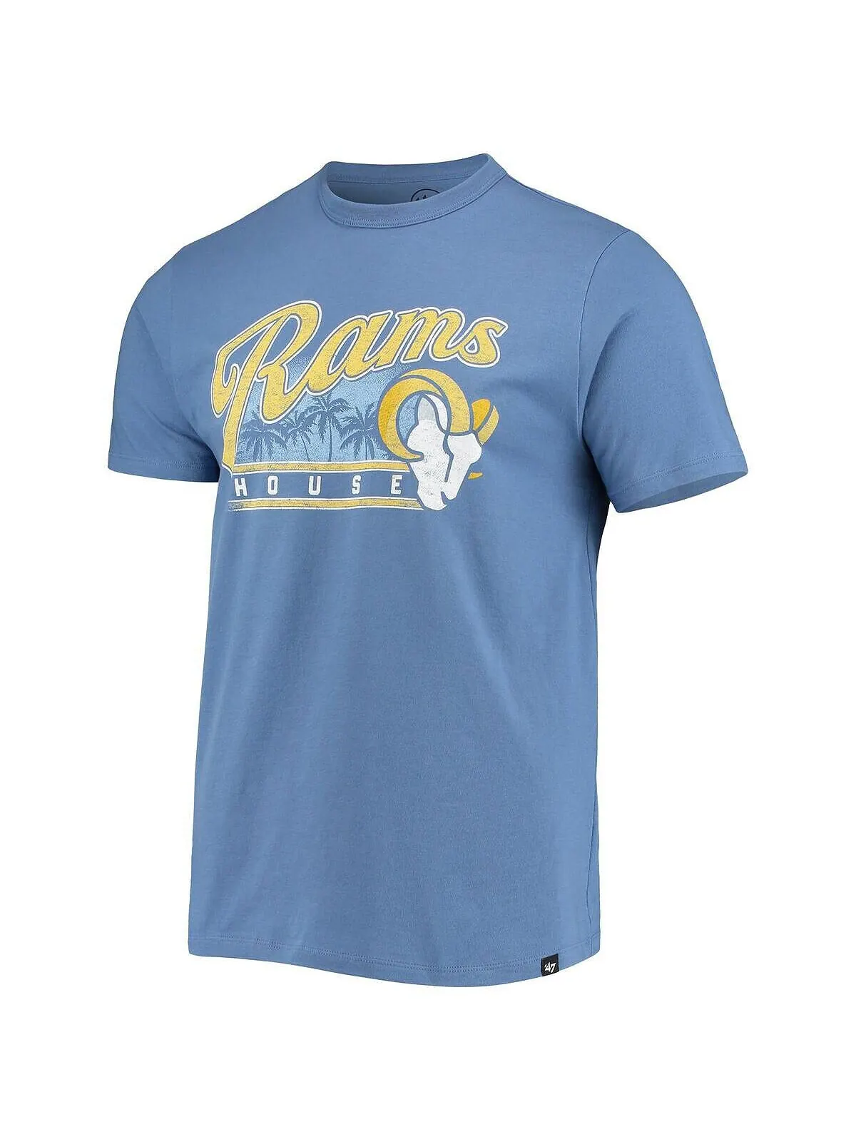 Мужская футболка '47 royal los angeles rams team franklin '47 Brand — изображение 2 из 2, королевский
