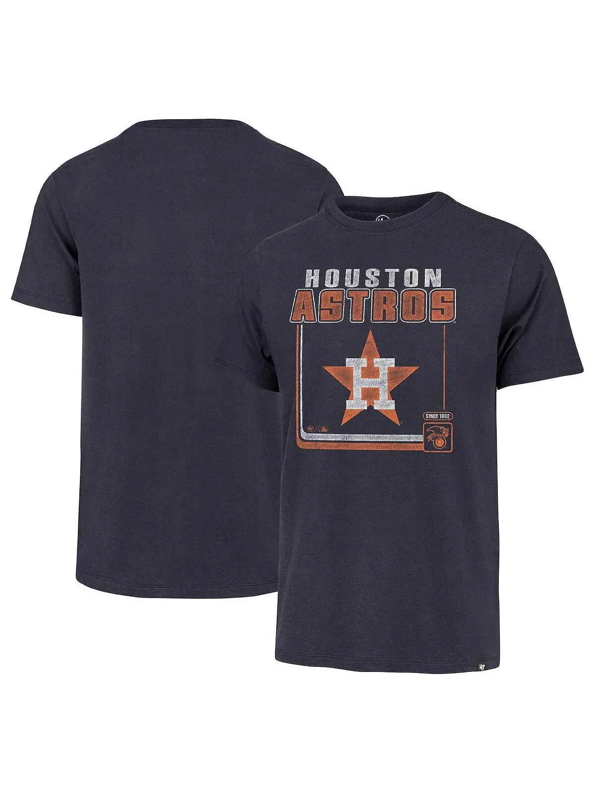 Мужская темно-синяя футболка Houston Astros Borderline Franklin '47 Brand — изображение 1 из 1, темно-синий
