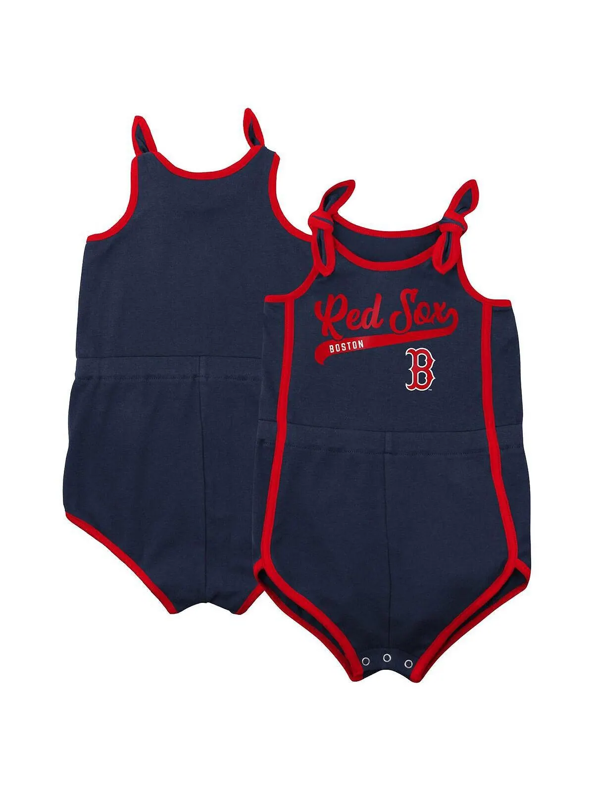 Темно-синее боди Boston Red Sox для девочек-подростков Hit and Run Outerstuff — изображение 1 из 3, темно-синий