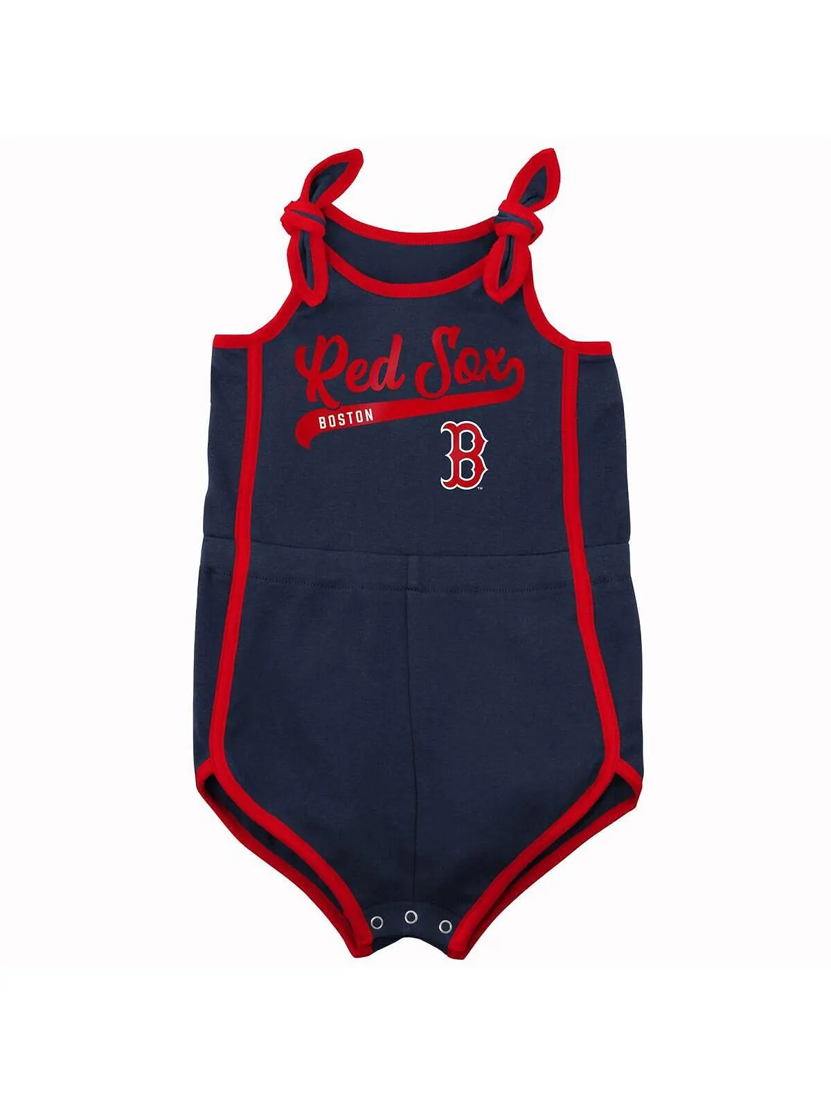 Темно-синее боди Boston Red Sox для девочек-подростков Hit and Run Outerstuff — изображение 2 из 3, темно-синий