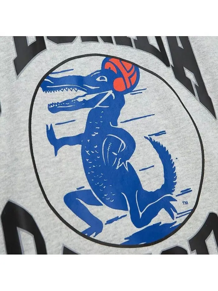 Женская легкая толстовка-пуловер цвета «серый» с логотипом Florida Gators Mitchell & Ness — изображение 3 из 4