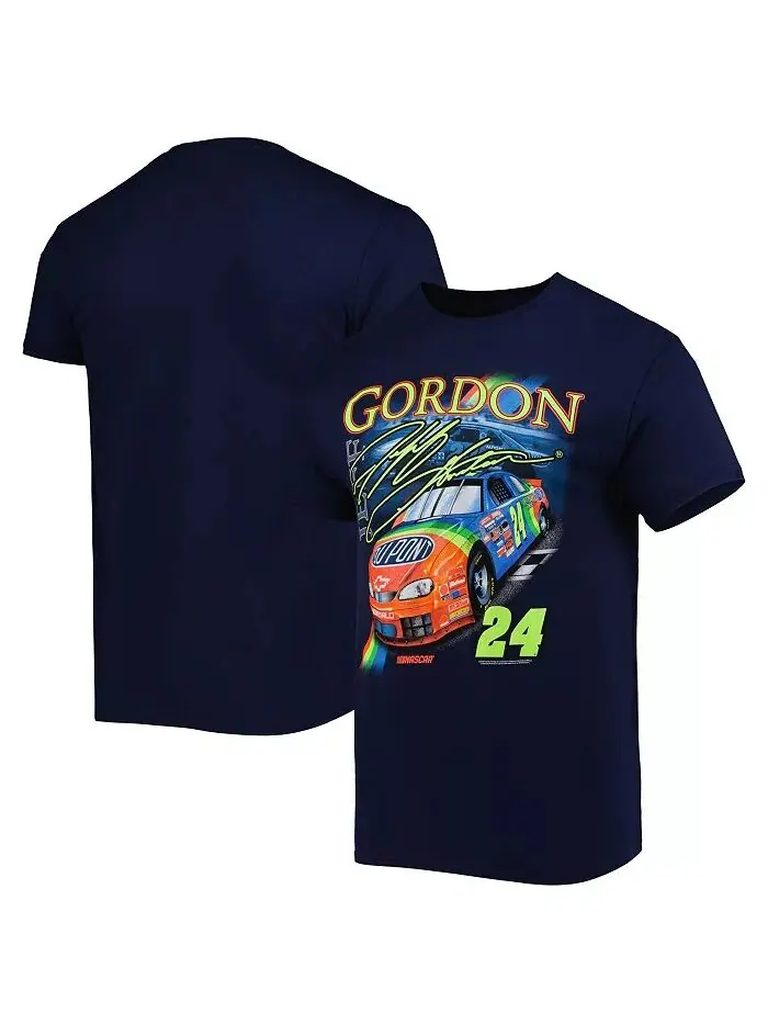 Мужская темно-синяя футболка Jeff Gordon DuPont Hendrick Motorsports Team Collection