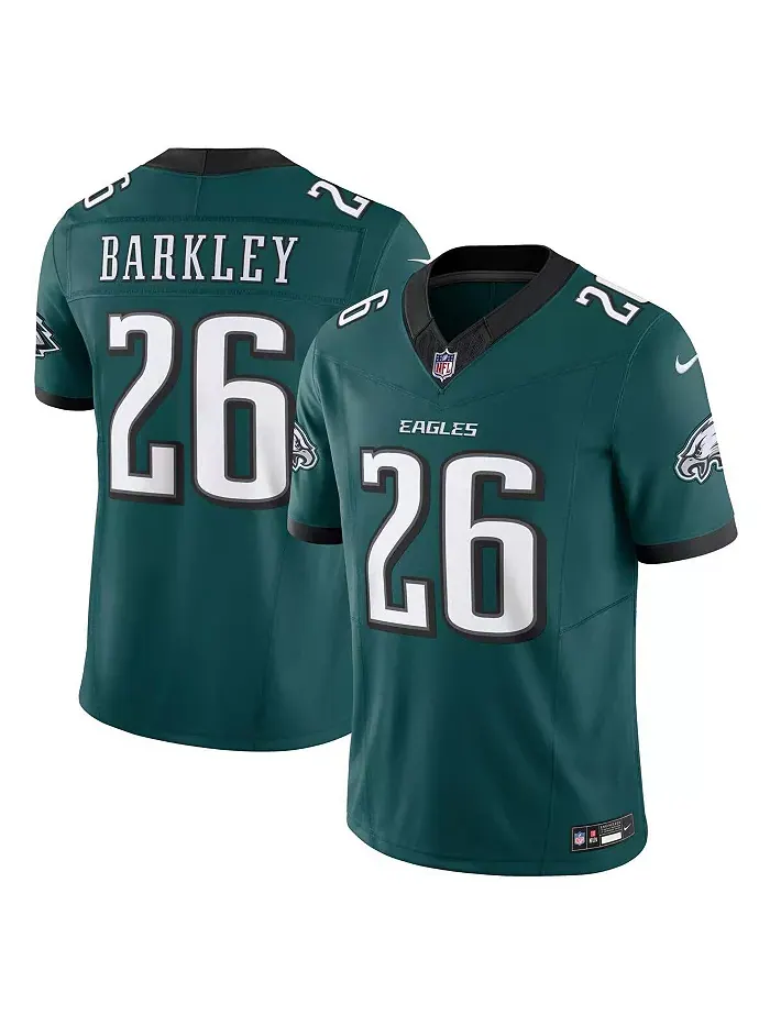 Мужская лимитированная джерси Philadelphia Eagles Vapor F.U.S.E. цвета Midnight Green с именем — изображение 1 из 3