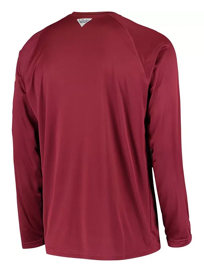 Мужская футболка с длинным рукавом PFG Garnet Florida State Seminoles Terminal Tackle Omni-Shade — изображение 3 из 3