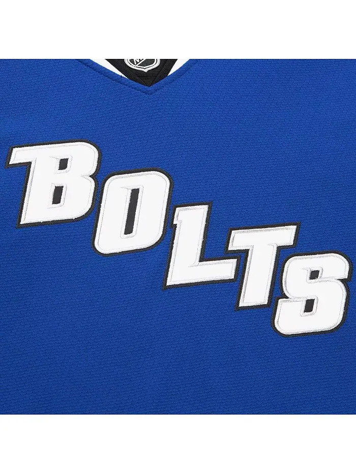 Мужская футболка Tampa Bay Lightning Nikita Kucherov синего цвета, сезон 2013-14, Power Play — изображение 5 из 5