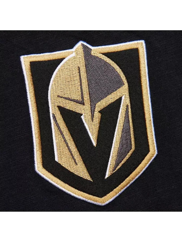 Мужская футболка с длинным рукавом Legendary Slub Raglan Vegas Golden Knights черного/золотого — изображение 4 из 5
