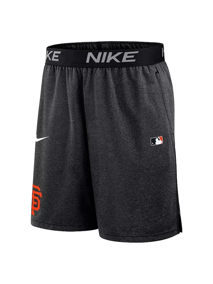 Мужские черные шорты San Francisco Giants Authentic Collection Performance Knit Nike — изображение 3 из 3