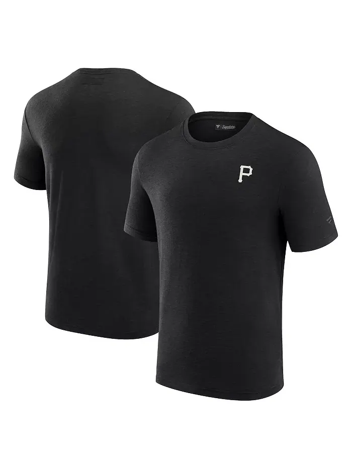 Мужская черная футболка с коротким рукавом Pittsburgh Pirates из модала Fanatics Signature — изображение 1 из 3