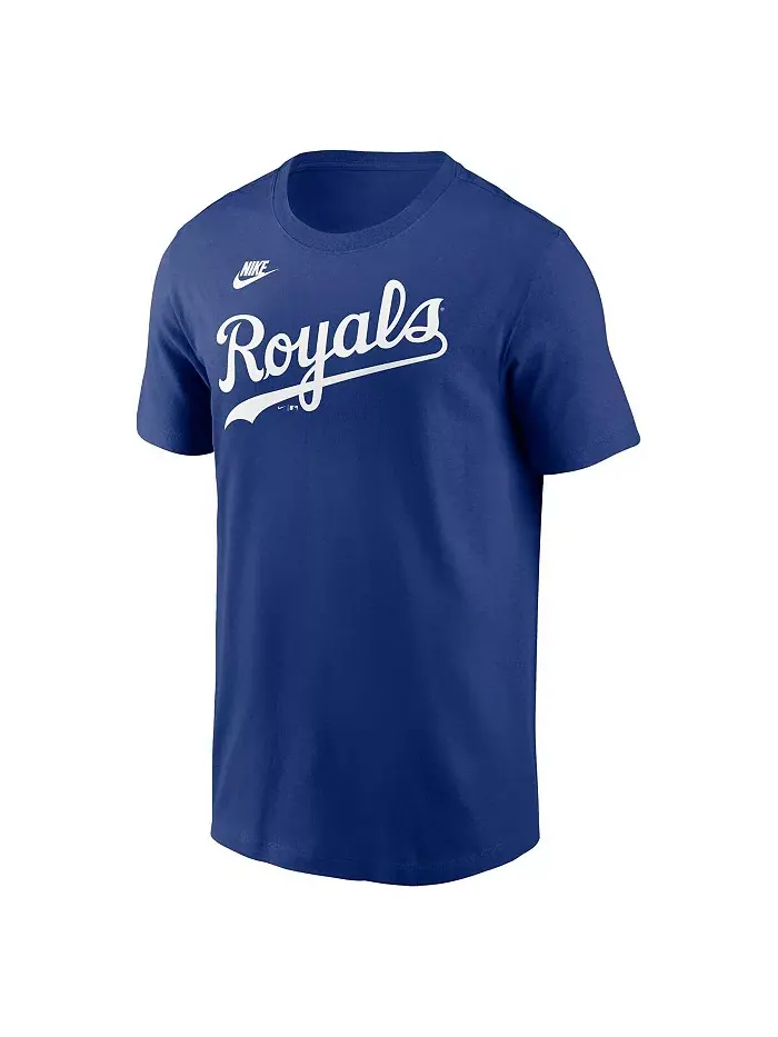 Мужская футболка Royal Kansas City Royals Cooperstown Wordmark Nike — изображение 3 из 3