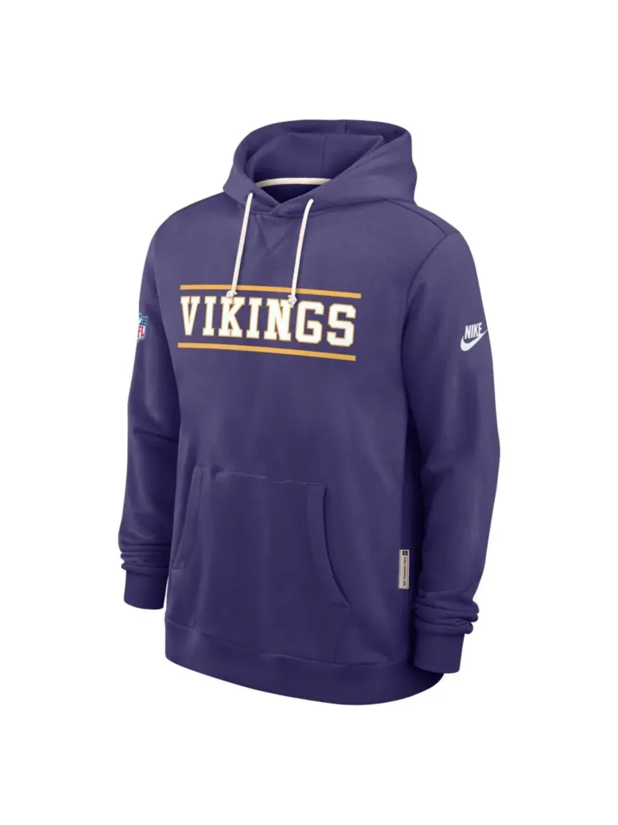 Худи Nike с капюшоном, с принтом, Minnesota Vikings — изображение 2 из 4, фиолетовый