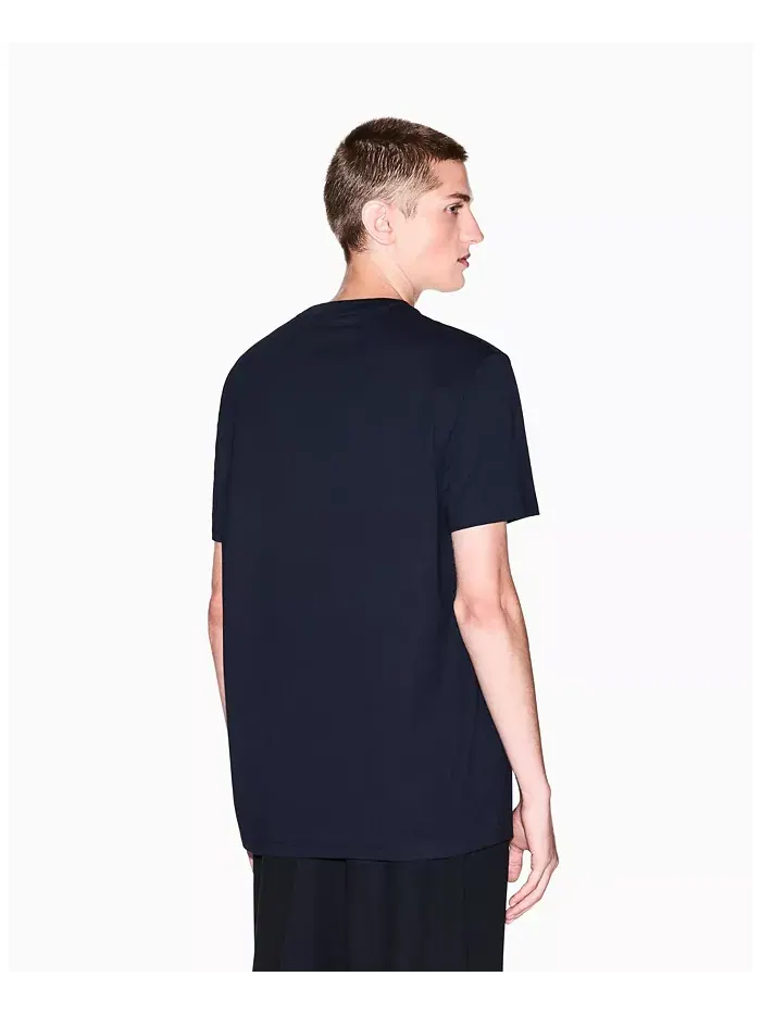 Мужская футболка Heavy Jersey с флокированным логотипом A X A|X Armani Exchange — изображение 3 из 5