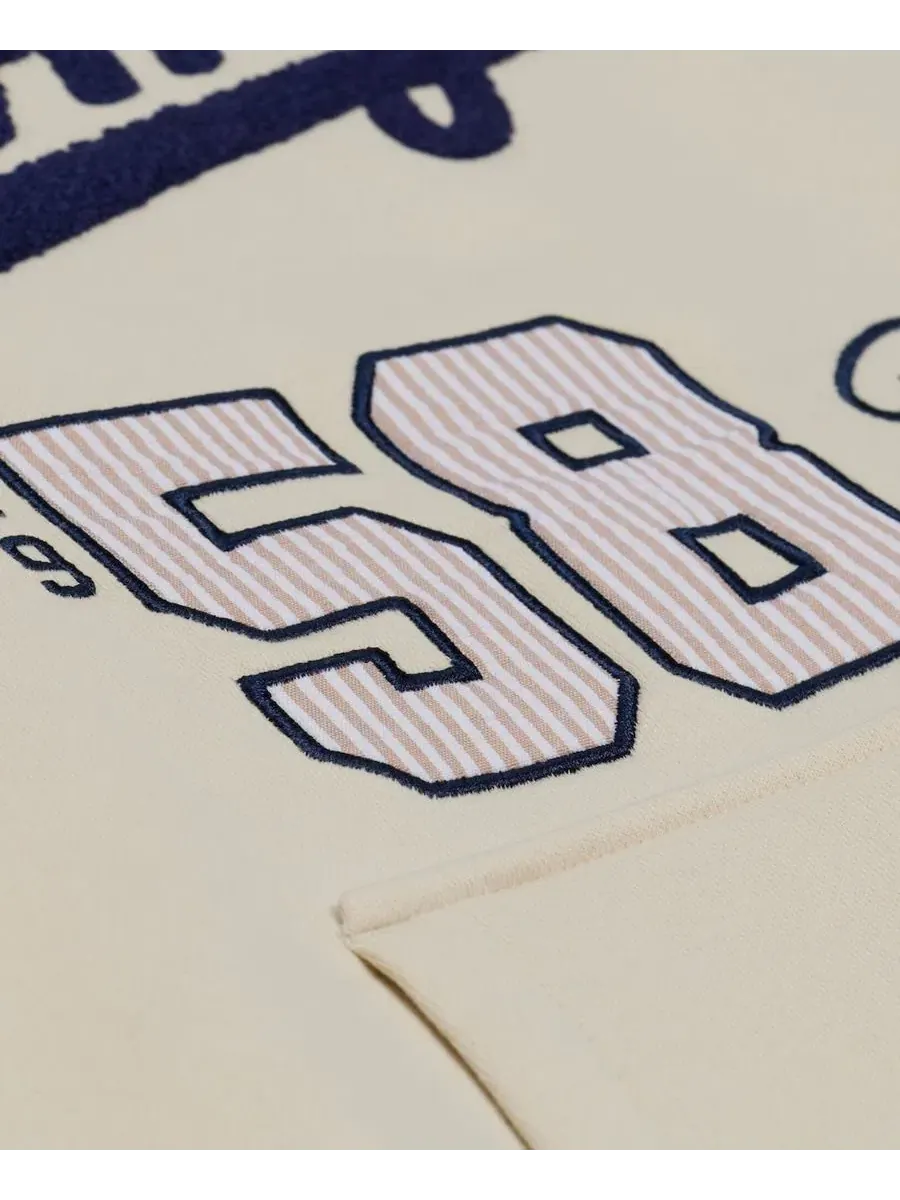 Худи с флисовой подкладкой Yacht Rock Los Angeles Dodgers Mitchell & Ness — изображение 4 из 5, бежевый