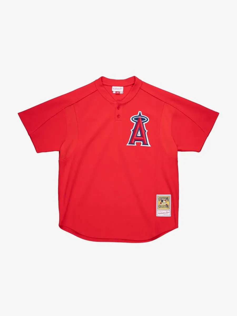 Бейсбольная джерси для тренировок с принтом Vladimir Guerrero Mitchell & Ness — изображение 1 из 2, красный