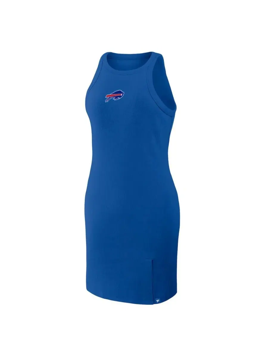 Платье без рукавов Push Beyond Tri-Blend Ribbed Sleeveless Fanatics — изображение 2 из 5, королевский