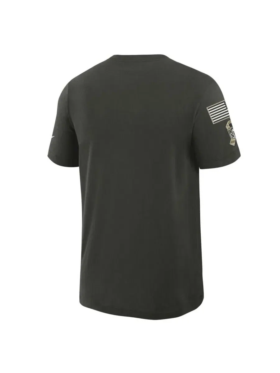 Футболка с принтом Jacksonville Jaguars Salute to Service Dri-FIT Nike — изображение 3 из 3, зеленый