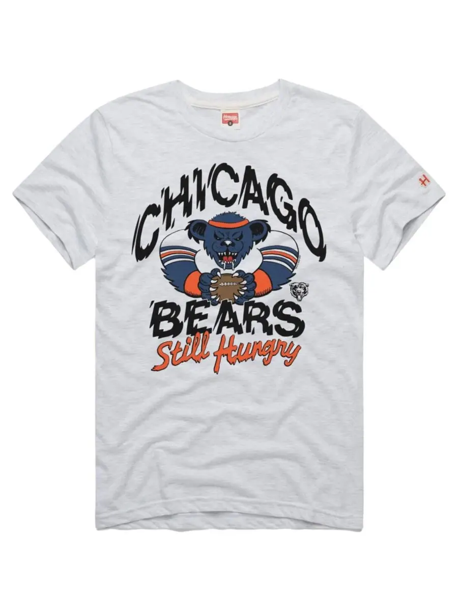 Футболка с длинным рукавом из трикотажа Chicago Bears NFL x Grateful Dead Homage — изображение 3 из 3, пепельный