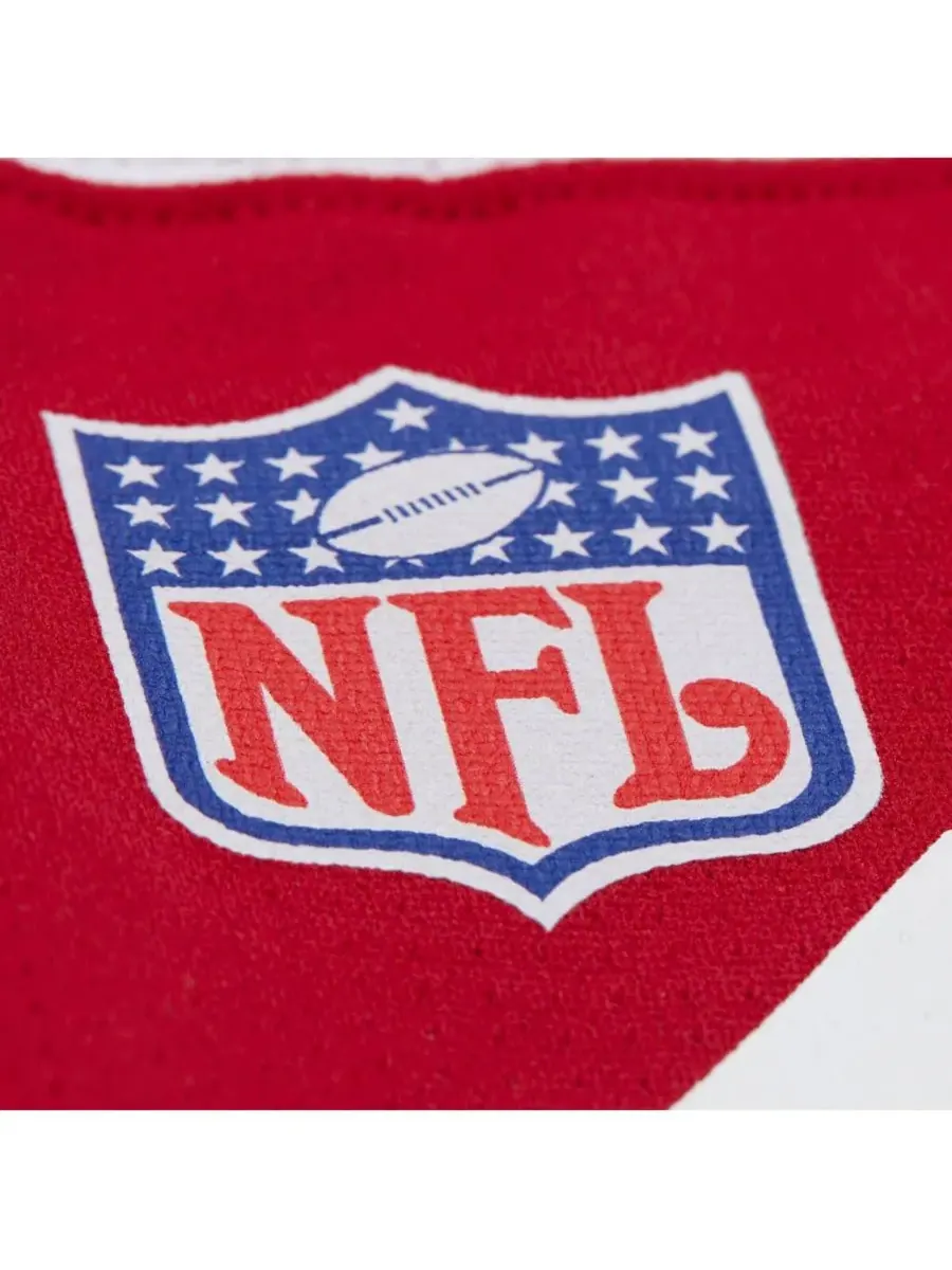 Мужская хоккейная майка Joe Montana Scarlet San Francisco 49ers Maxed Out Fashion Mitchell & Ness — изображение 4 из 5, алый