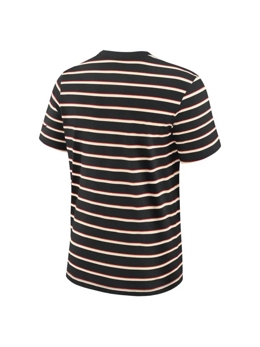 Nike Мужская черная футболка Georgia Bulldogs Athletic Prep Legacy Summit Stripe — изображение 5 из 5, черный