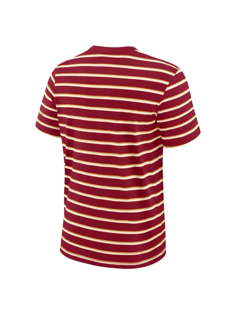 Мужская футболка Cardinal USC Trojans Athletic Prep Legacy Summit Stripe Nike — изображение 5 из 5, красный