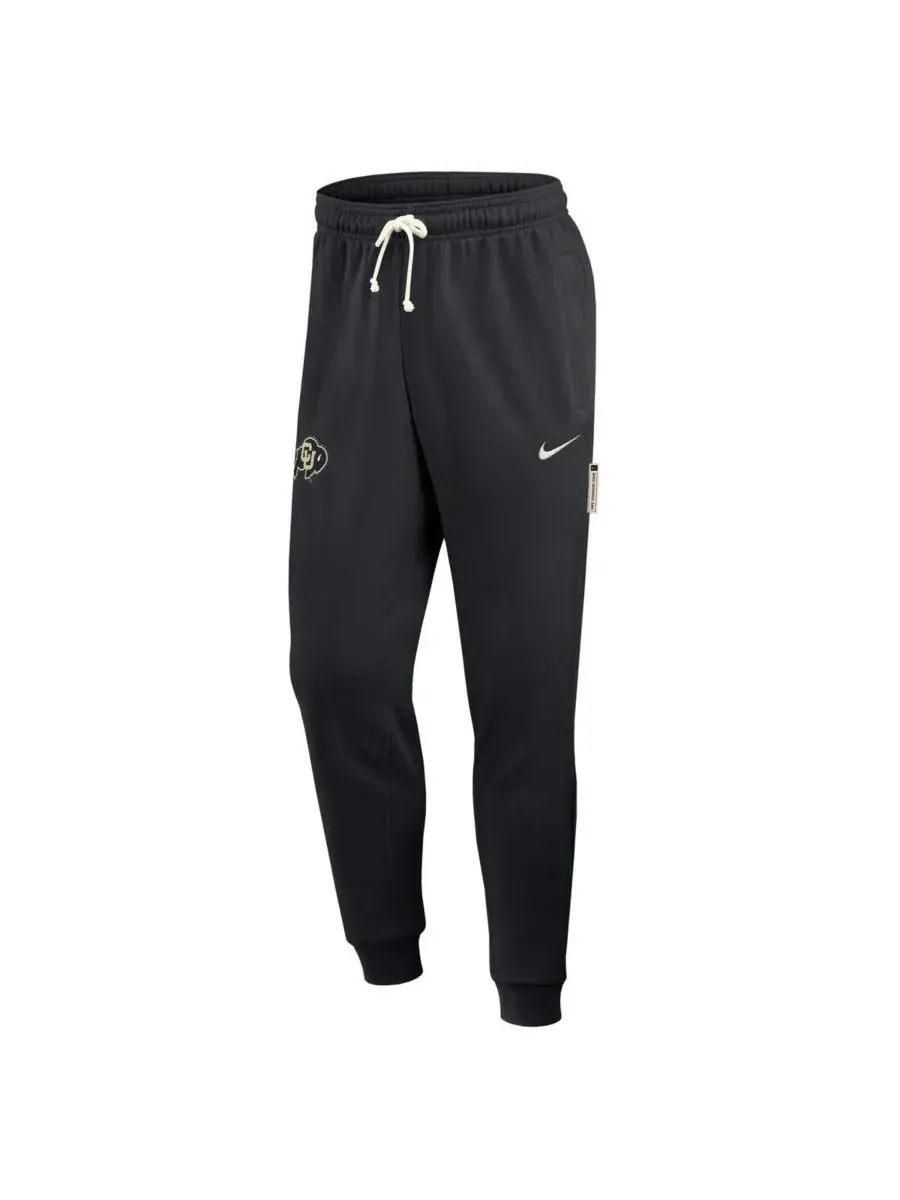 Nike Мужские черные спортивные брюки Colorado Buffaloes 2025 Sideline Performance Taper Pants — изображение 3 из 3, черный