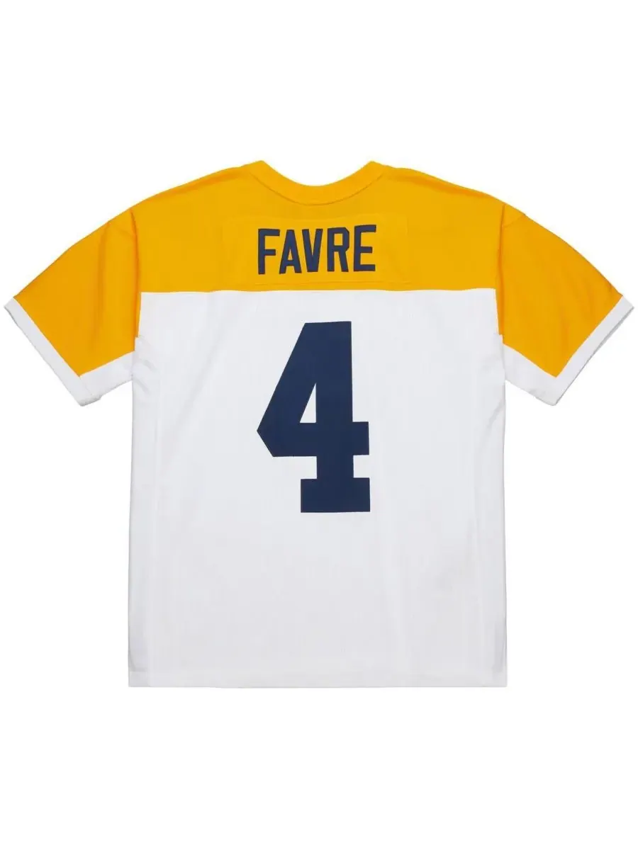 Mitchell & Ness Мужская белая реплика майки Бретта Фавра из команды Green Bay Packers образца 1994 — изображение 3 из 5