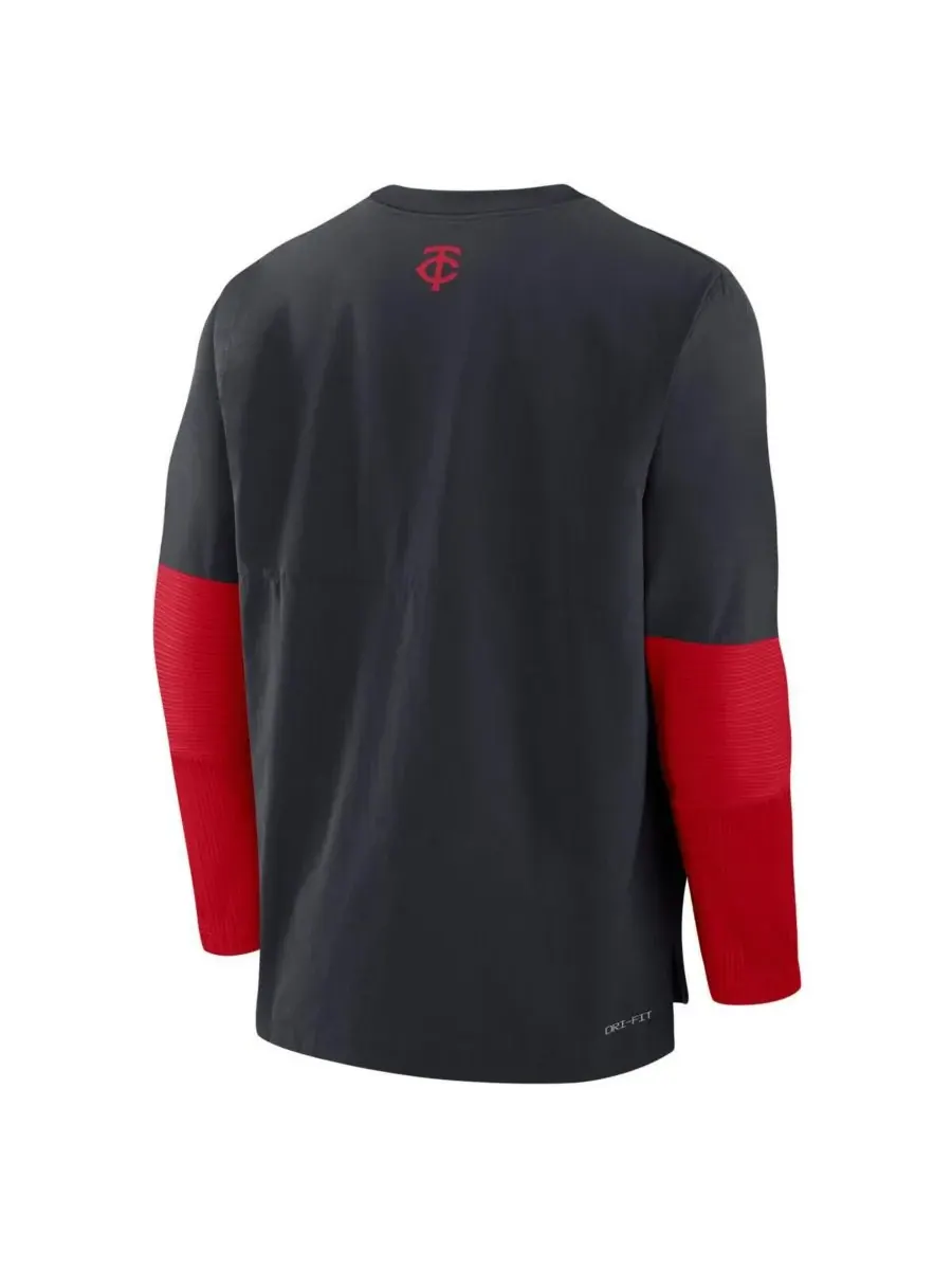 Nike Мужская толстовка-пуловер Minnesota Twins из легкой ткани Tri-Blend Performance — изображение 2 из 3