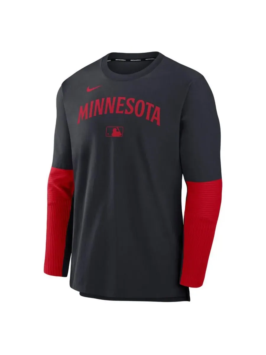 Nike Мужская толстовка-пуловер Minnesota Twins из легкой ткани Tri-Blend Performance — изображение 3 из 3