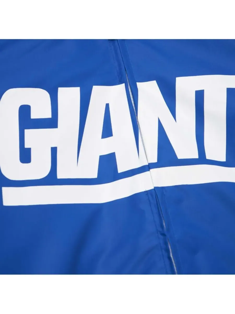 Мужская атласная куртка Lawrence Taylor Royal New York Giants с принтом, посвященным бывшему игроку — изображение 3 из 5