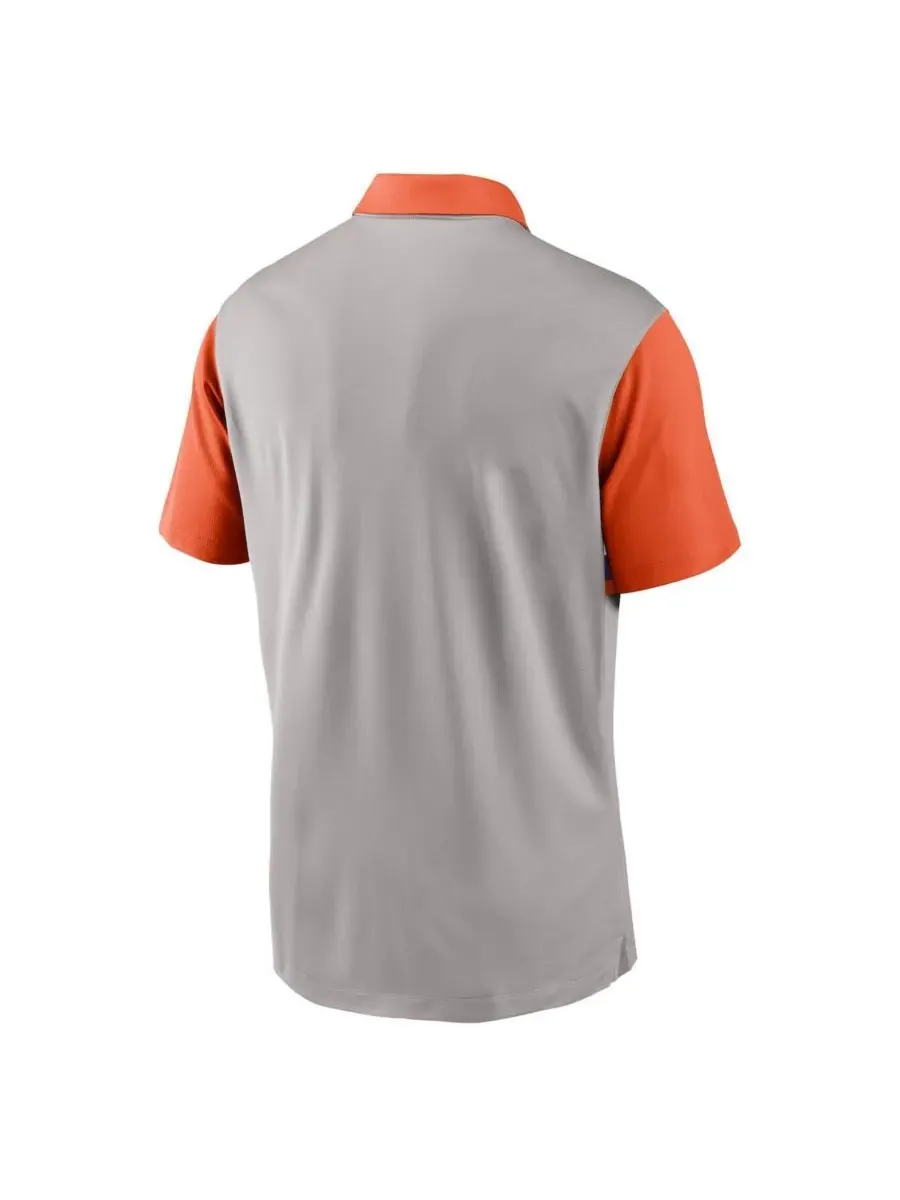 Nike Мужская серо-оранжевая поло-рубашка Clemson Tigers Vapor Performance — изображение 3 из 3, серый оранжевый