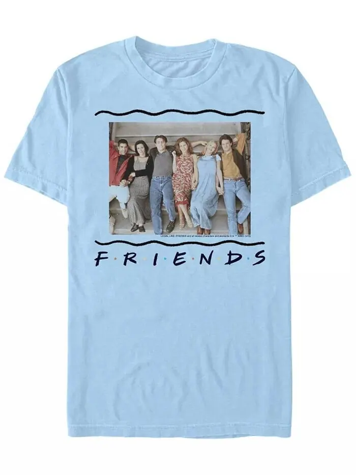 Мужская футболка с короткими рукавами и групповым портретом в стиле 90-х Friends Friends Fifth Sun — изображение 1 из 1