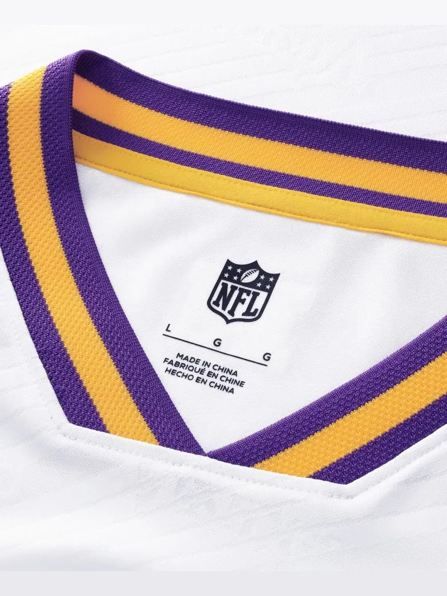 Футболка-джерси с V-образным вырезом Minnesota Vikings Football x Football Fanatics — изображение 2 из 5, белый