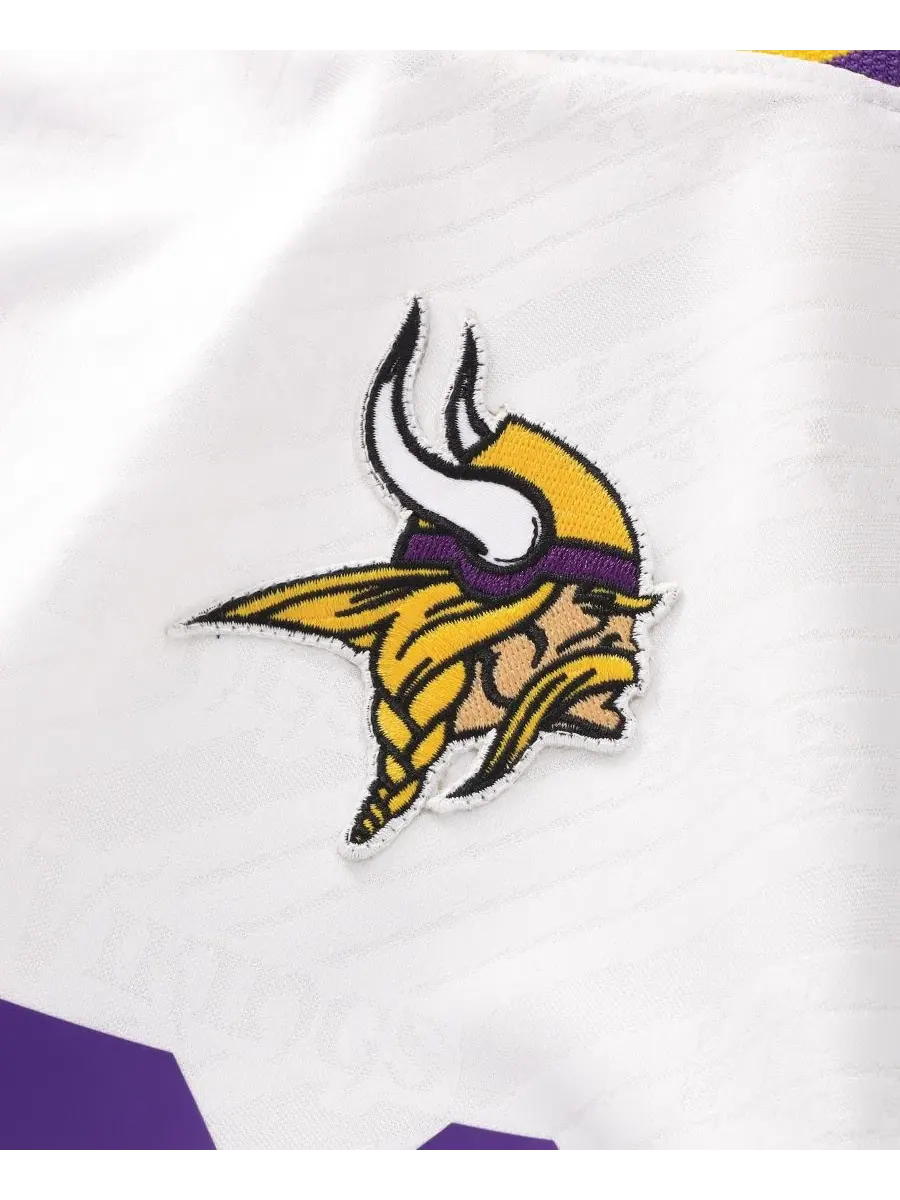 Футболка-джерси с V-образным вырезом Minnesota Vikings Football x Football Fanatics — изображение 3 из 5, белый