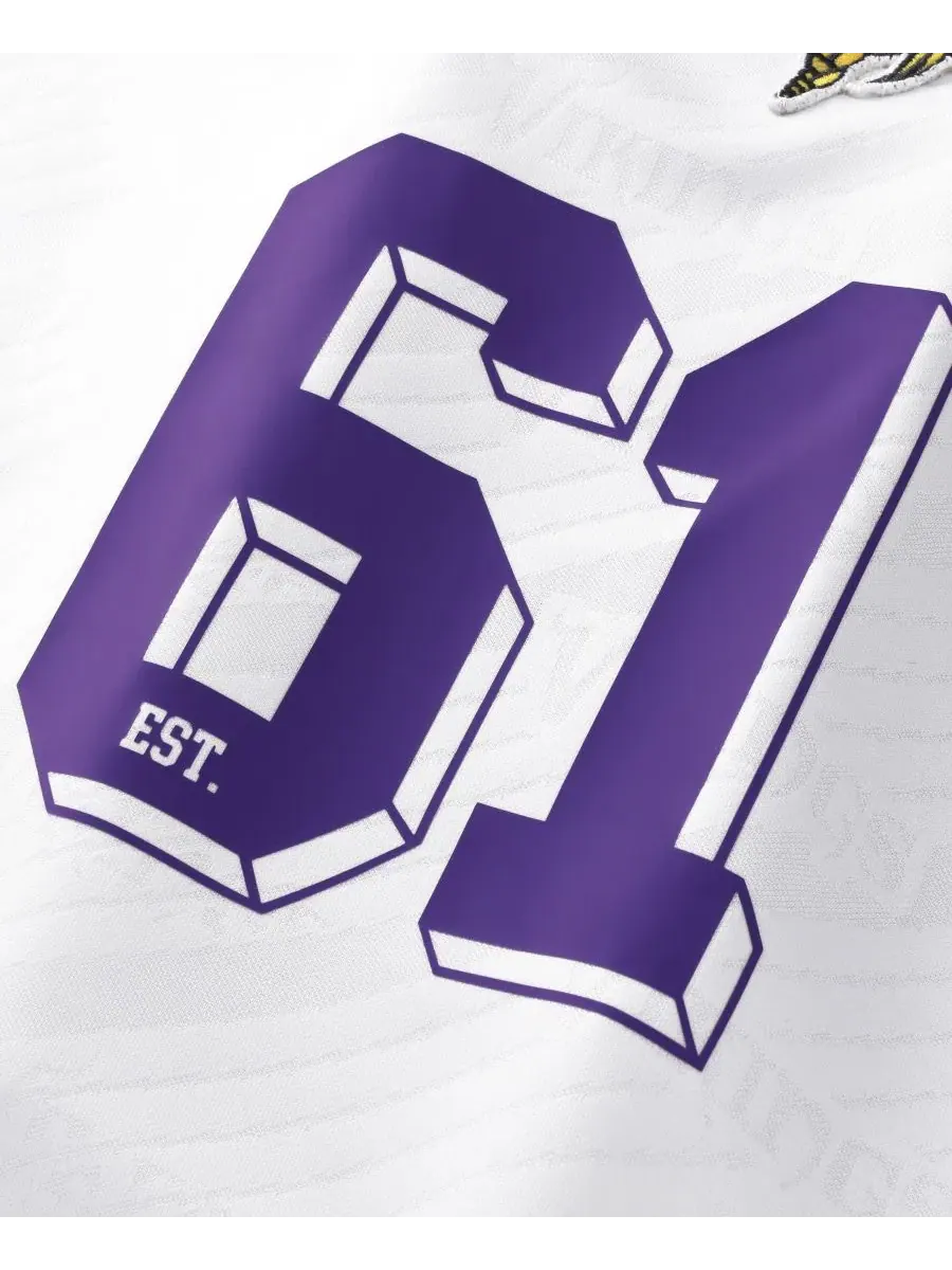 Футболка-джерси с V-образным вырезом Minnesota Vikings Football x Football Fanatics — изображение 4 из 5, белый
